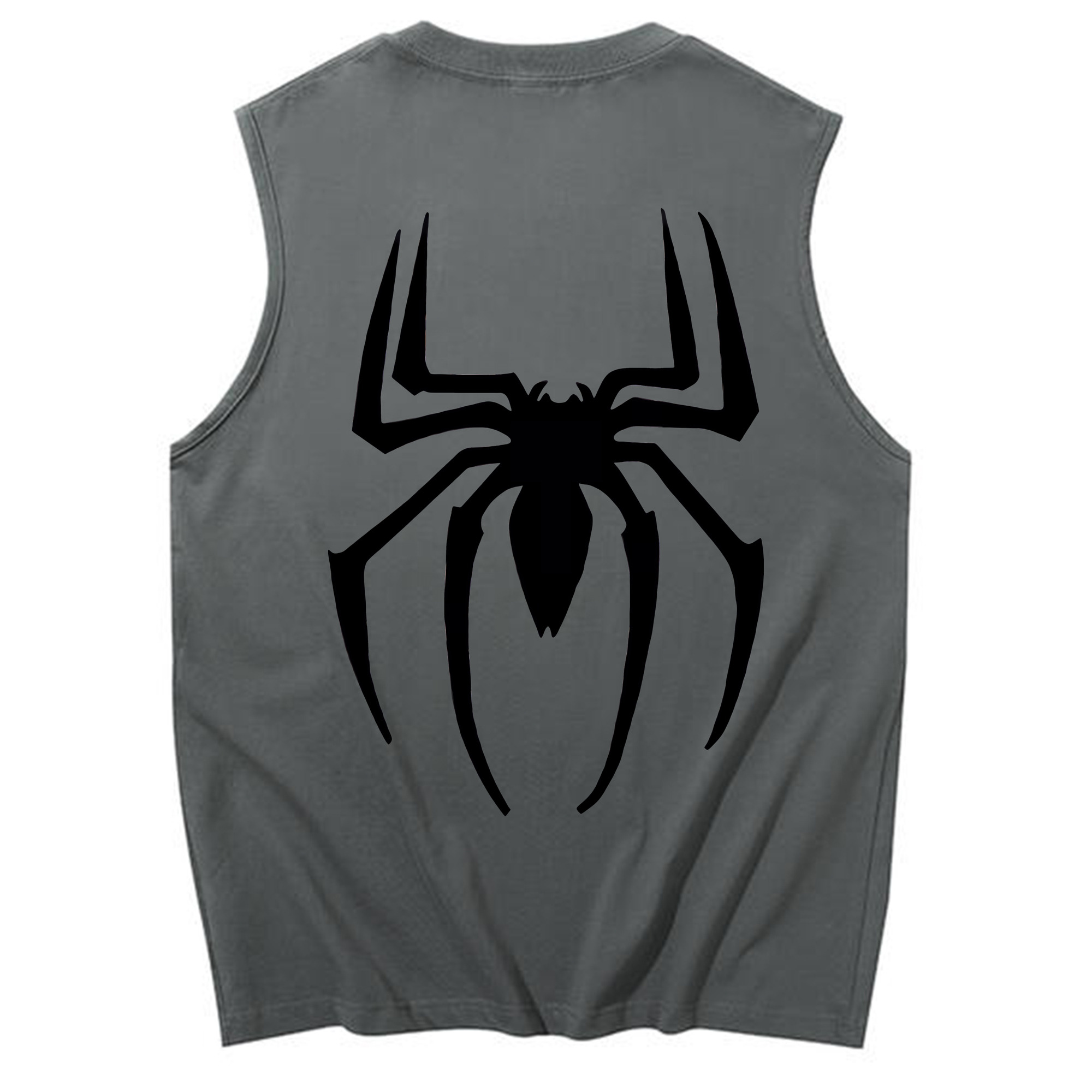 （画像用） Spider Man スパイダーマン コットン100％タンクトップ（背面プリント）